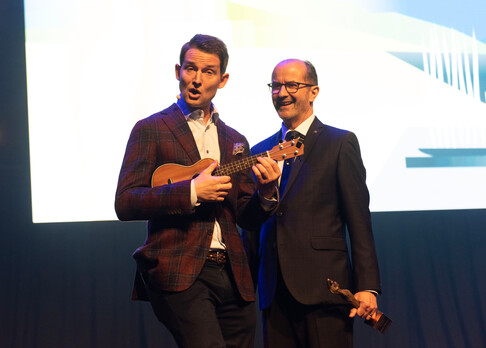 Showeinlage Tourismus Award im KKL Luzern