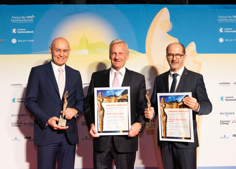 Preisträger Tourismus Award im KKL Luzern