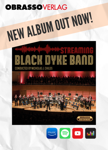 Das neue Album "Streaming" der Black Dyke Band.
