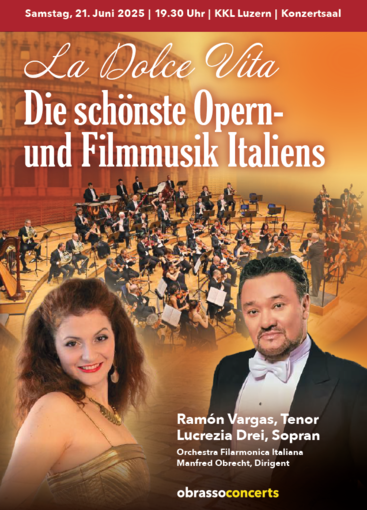Konzertprogramm - La Dolce Vita | © Obrasso Concerts