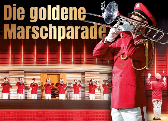 Die goldene Marschparade 2026 im KKL Luzern | © Obrasso Concerts