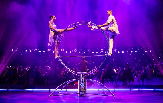 Circus Symphony «ARMONIA» 2024 im KKL Luzern - Duo Focus | © Obrasso Concerts