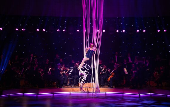 Circus Symphony «ARMONIA» 2024 im KKL Luzern - Charlotte de la Bretèque | © Obrasso Concerts