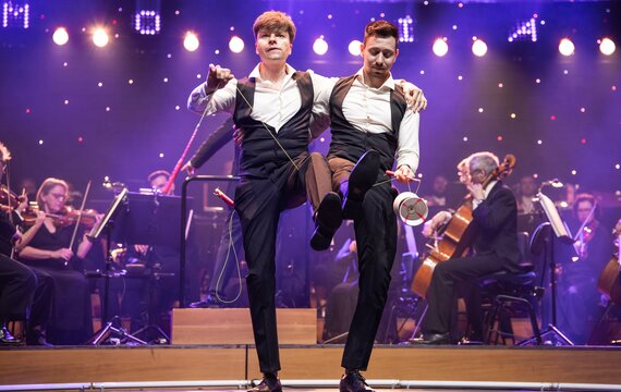 Circus Symphony «ARMONIA» 2024 im KKL Luzern - Benno Jacob & Max Fröhlich | © Obrasso Concerts