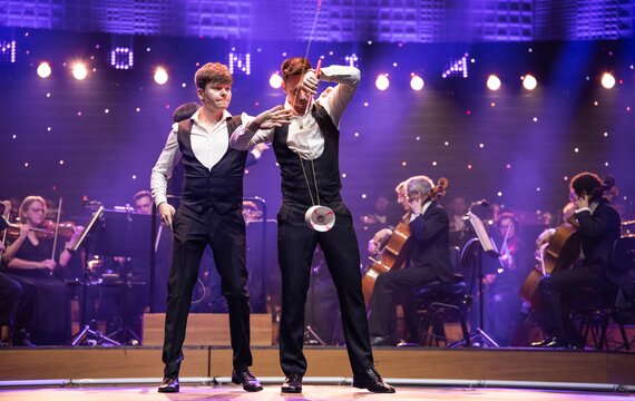 Circus Symphony «ARMONIA» 2024 im KKL Luzern - Benno Jacob & Max Fröhlich | © Obrasso Concerts