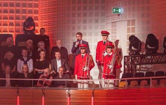 Tattoo On Stage 2024 im KKL Luzern: Brass Fanfare Of The Swiss Armed Forces Central Band | © Obrasso Concerts