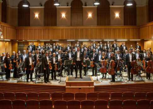Orchesterfoto der Mährischen Philharmonie Olmütz
