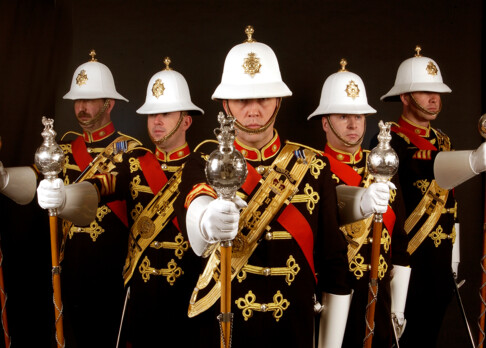 The Band of Her Majesty’s Royal Marines: Militärorchester