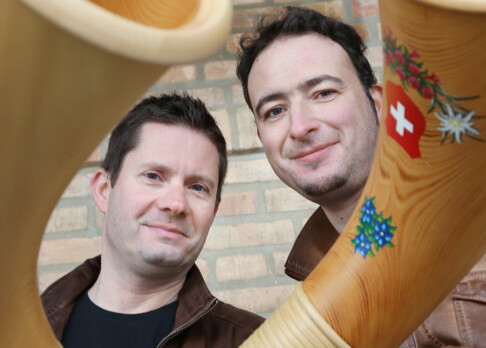 Alphorn-Duo Treibhorn: Roger Konrad und Bruno Zemp
