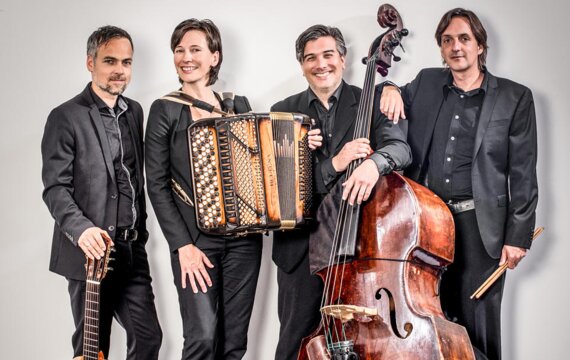 Quartett Claudia Muff: Volksmusik im KKL Luzern