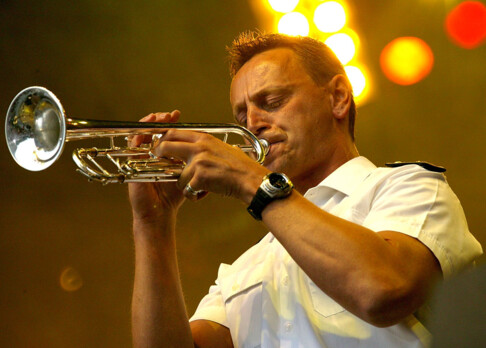 Jörg Brohm ist Leadtrompeter der Big Band der Bundeswehr