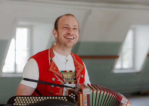 Der schweizer Musiker Simon Lüthi zu Gast im KKL Luzern