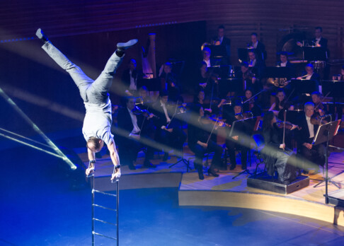 Jean-Ferry: Leiterakrobatik Artist | © Obrasso Concerts