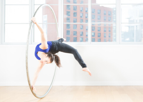 Rachel Salzman, Cyr Wheel: Artistin beim Cirque du Soleil